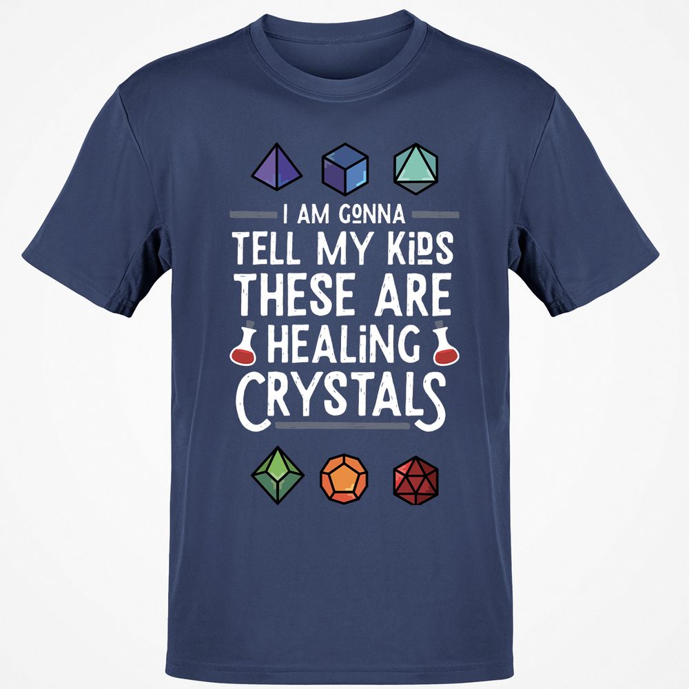 Healing Crystals T-Shirt - Navy - 7