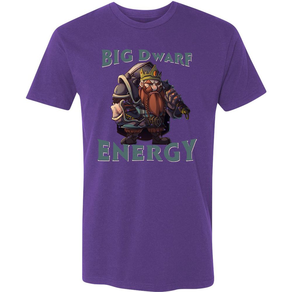 Big Dwarf Energy Premium Unisex T-Shirt - Purple Rush - 7