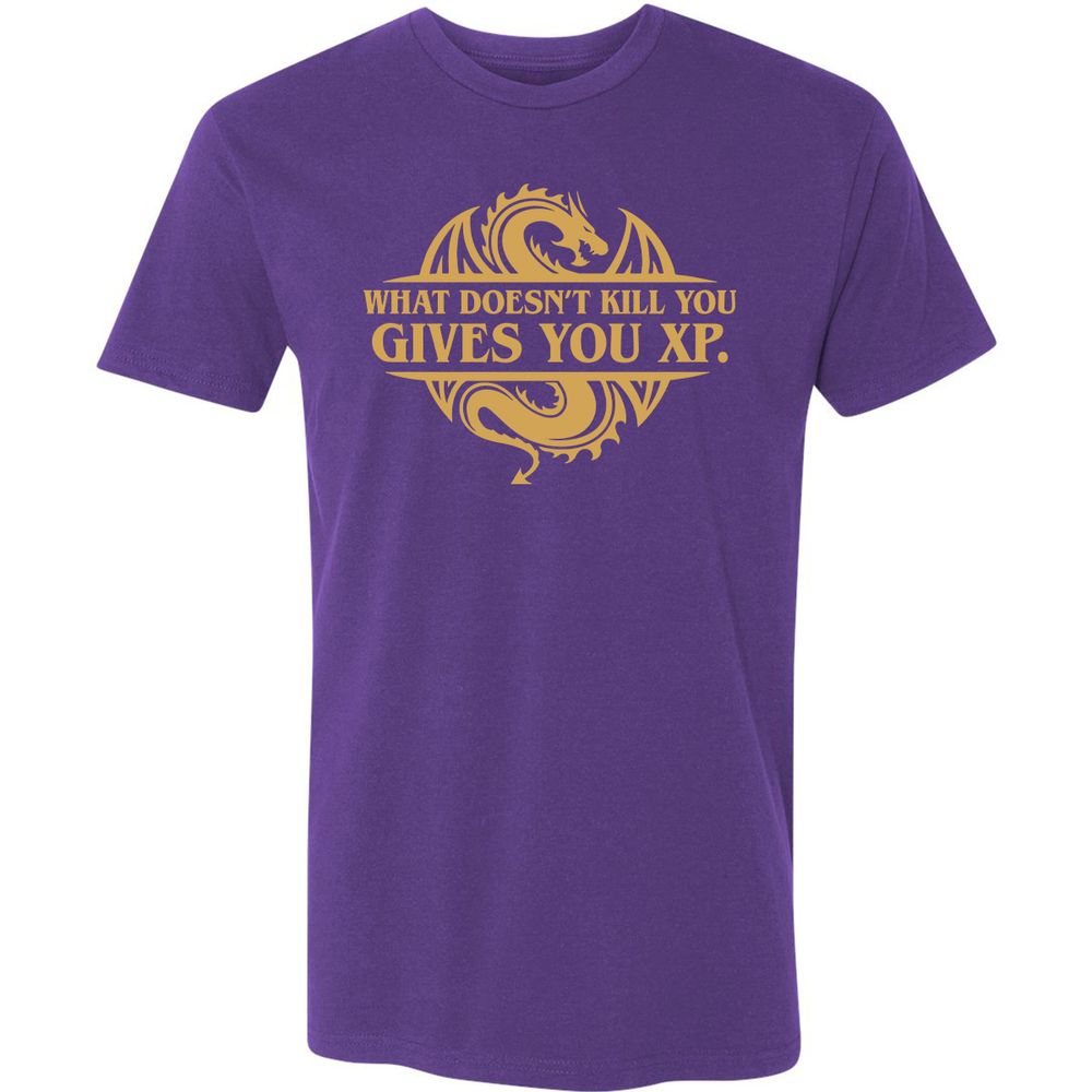What Doesn't Kill You Gives You XP Premium Unisex T-Shirt - Purple Rush - 7