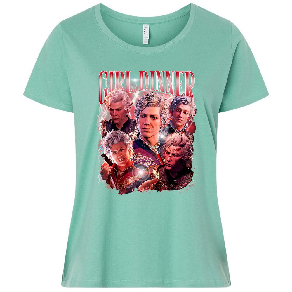 Astarion Girl Dinner Ladies Curvy Jersey - Saltwater - 7