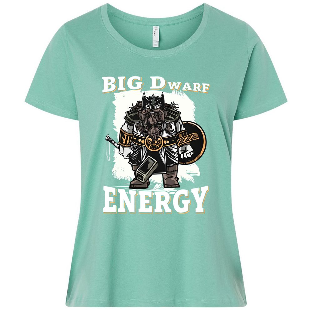 Big Dwarf Energy Ladies Curvy Jersey - Saltwater - 7