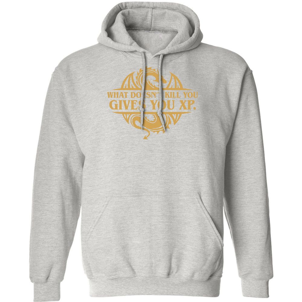 What Doesn't Kill You Gives You XP Classic Unisex Hoodie - Ash - 8