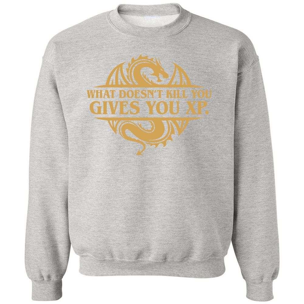 What Doesn't Kill You Gives You XP Classic Unisex Sweatshirt - Ash - 8