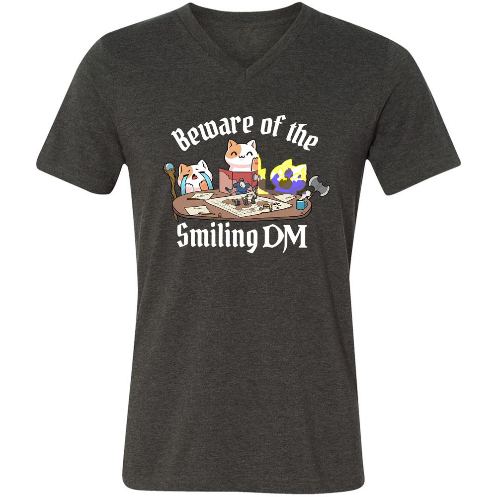 Beware of the Smiling DM - Dark Grey Heather - 8