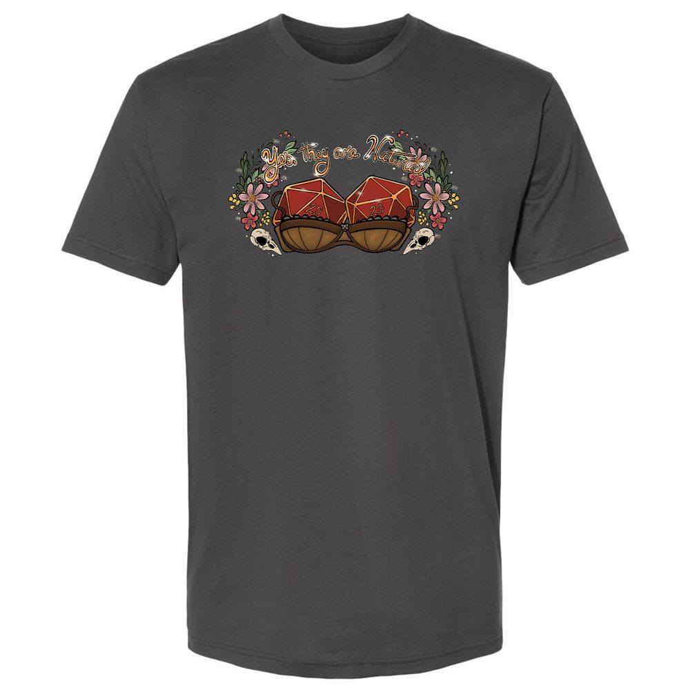 Yes They're Natural Premium Unisex T-Shirt - Heavy Metal - 8