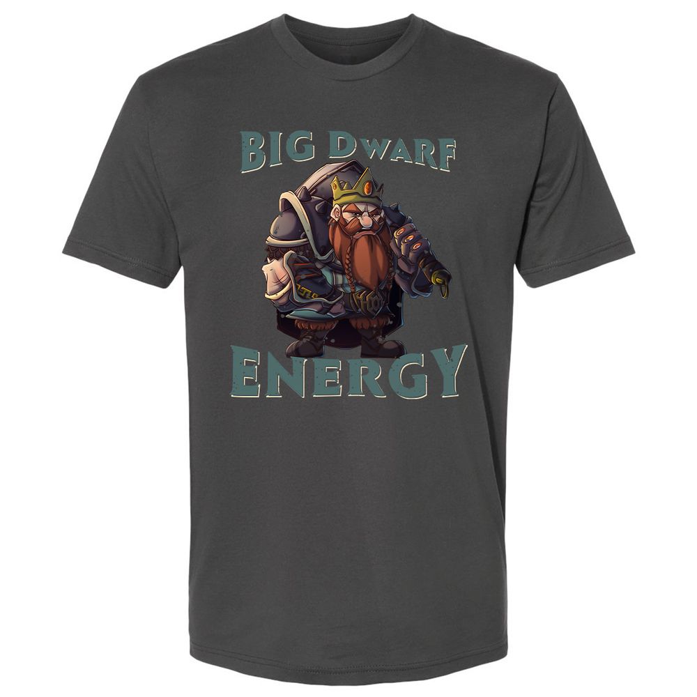 Big Dwarf Energy Premium Unisex T-Shirt - Heavy Metal - 8
