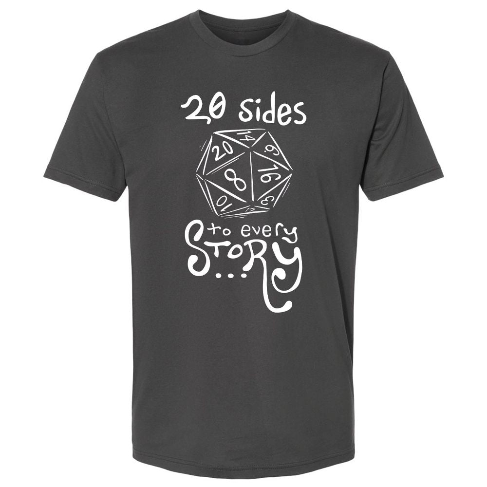 20 Sides to Every Story Premium Unisex T-Shirt - Heavy Metal - 8
