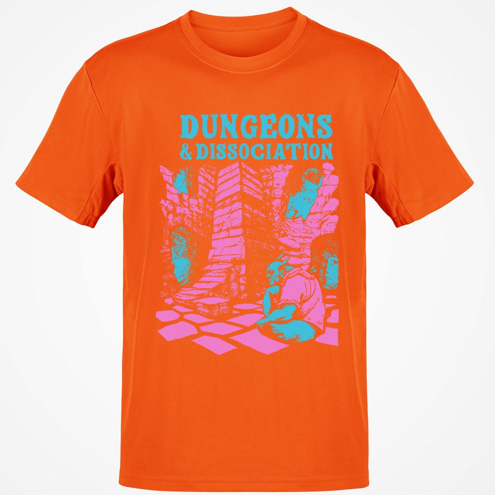 Dungeons And Dissociation Classic Unisex T-Shirt - Orange - 8