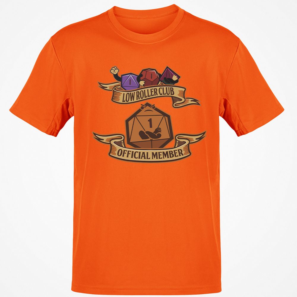 Low Roller Club Classic Unisex T-Shirt - Orange - 8