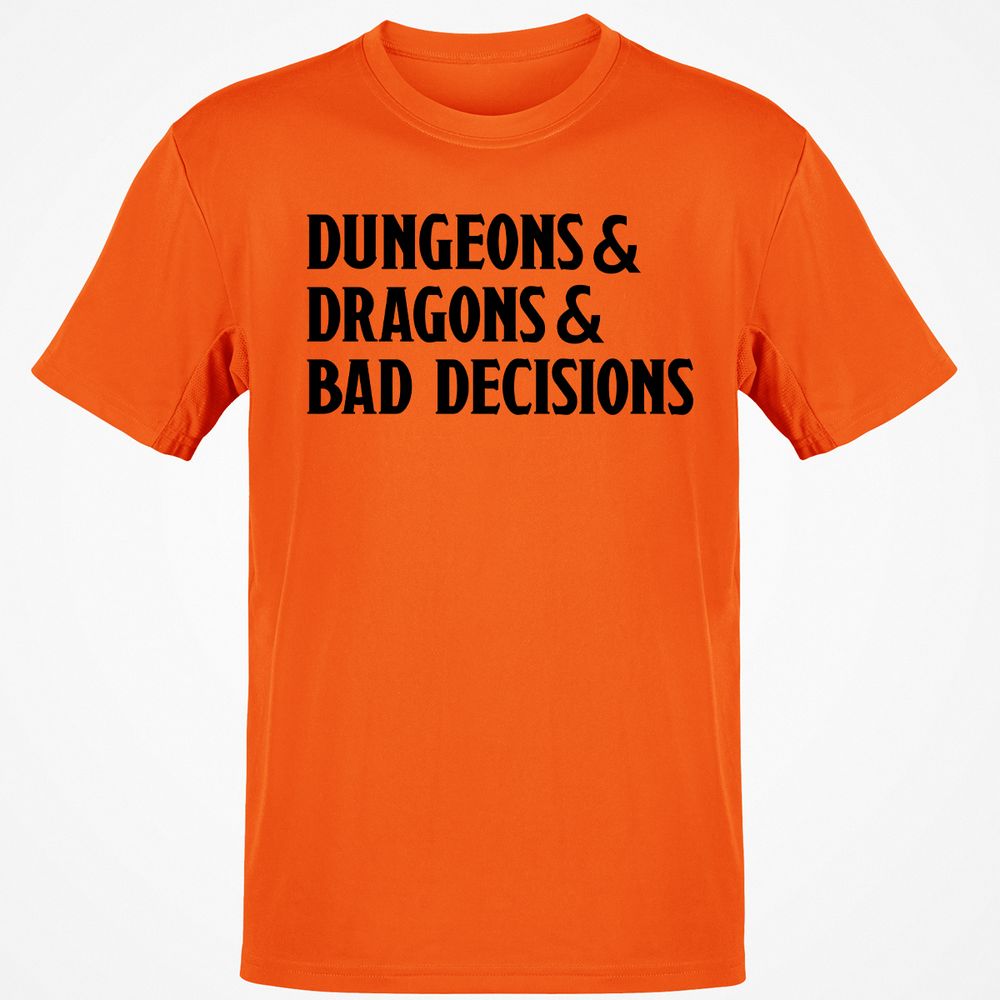 Bad Decisions Classic Unisex T-Shirt - Orange - 8