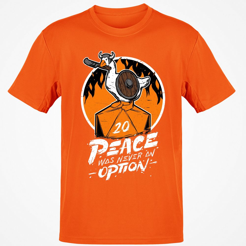 Peace Was Never An Option Classic Unisex T-Shirt - Orange - 8
