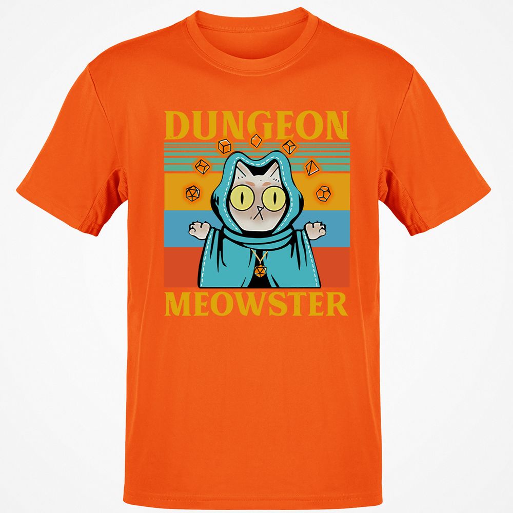 Dungeon Meowster Classic Unisex T-Shirt - Orange - 8