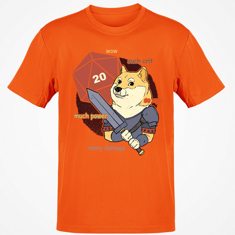 DnD Dogue Classic Unisex T-Shirt - Orange - 8