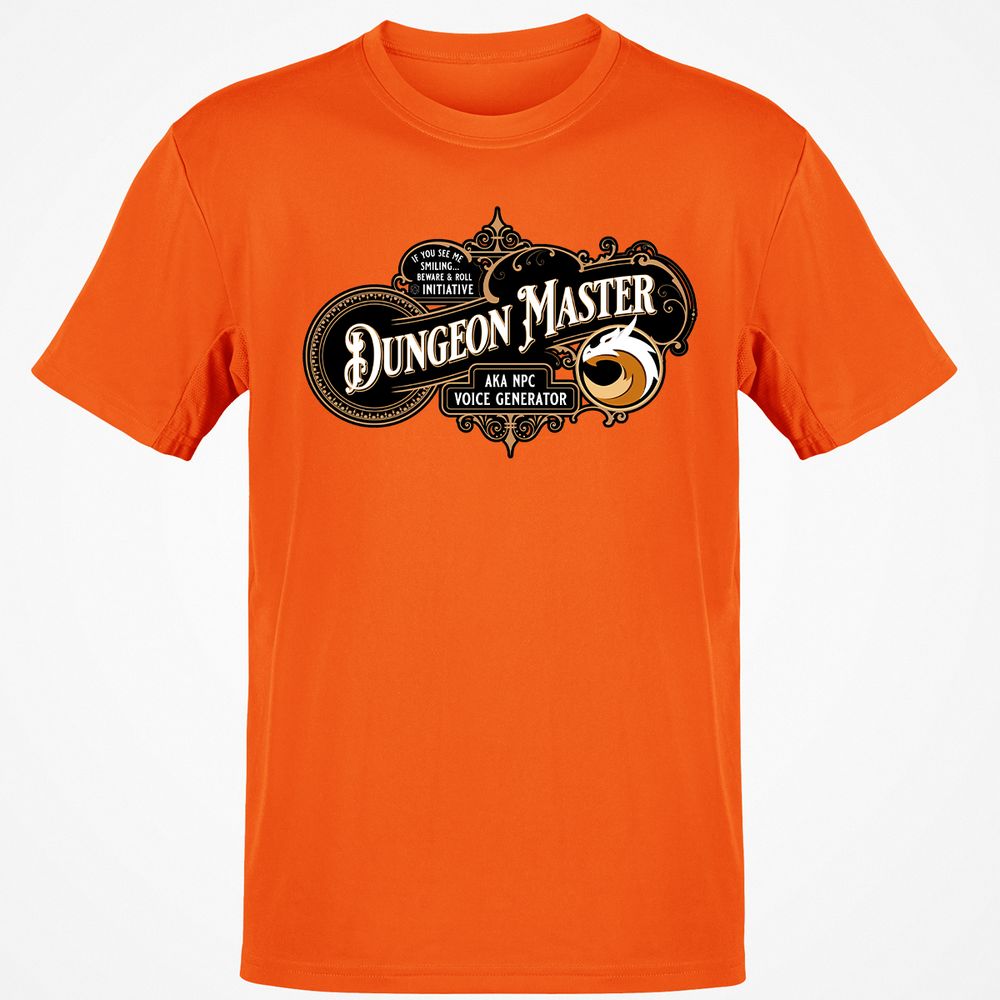 Dungeon Master Classic Unisex T-Shirt - Orange - 8