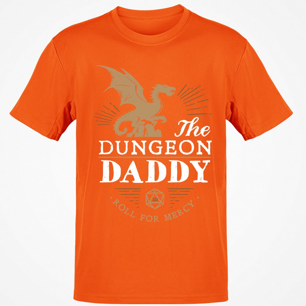 Dungeon Daddy Roll For Mercy Classic Unisex T-Shirt - Orange - 8