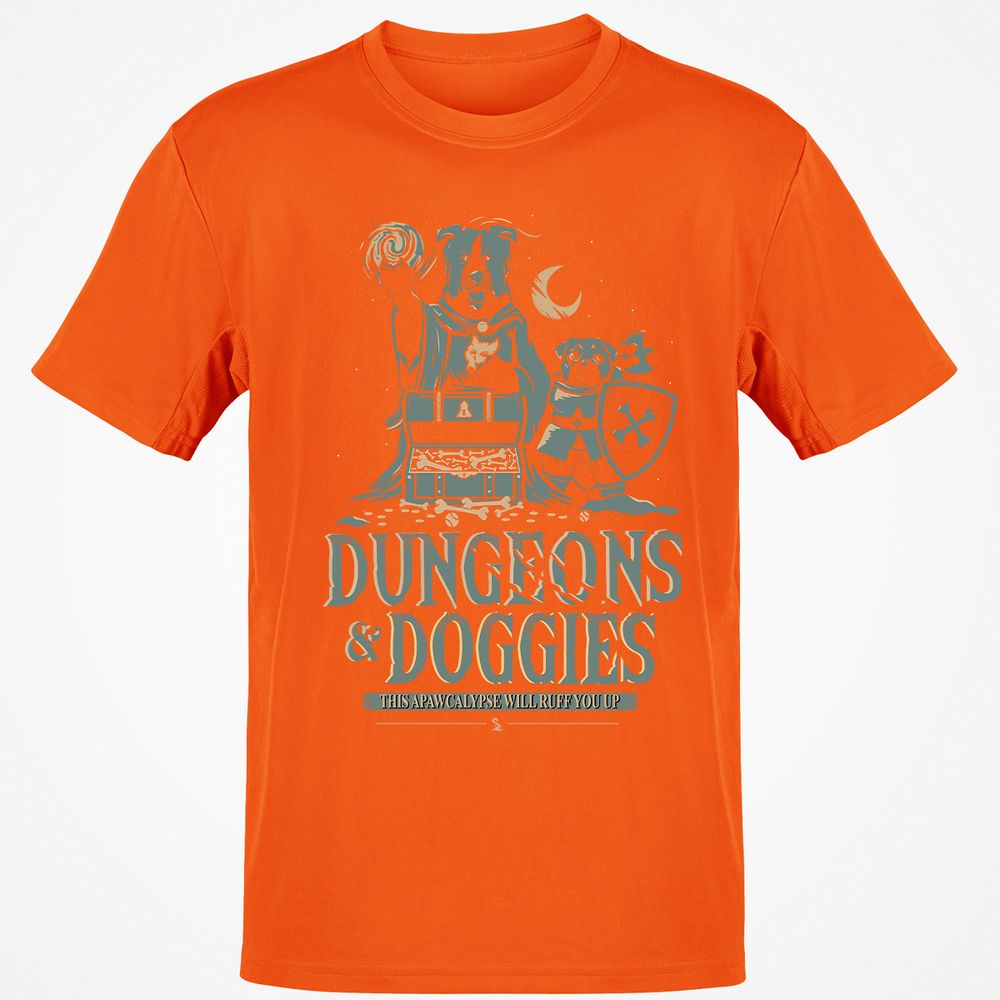 Dungeons & Doggies Classic Unisex T-Shirt - Orange - 8