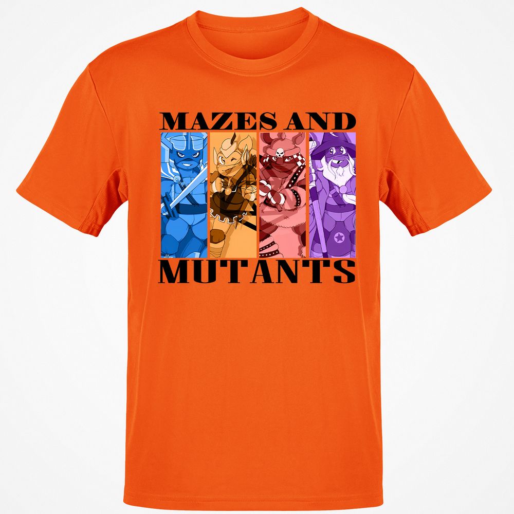 Mazes & Mutants Classic Unisex T-Shirt - Orange - 8