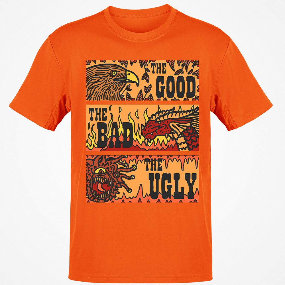The Good The Bad The Ugly Classic Unisex T-Shirt - Orange - 8