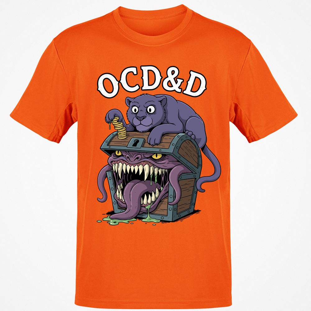 OCD&D Classic Unisex T-Shirt - Orange - 8