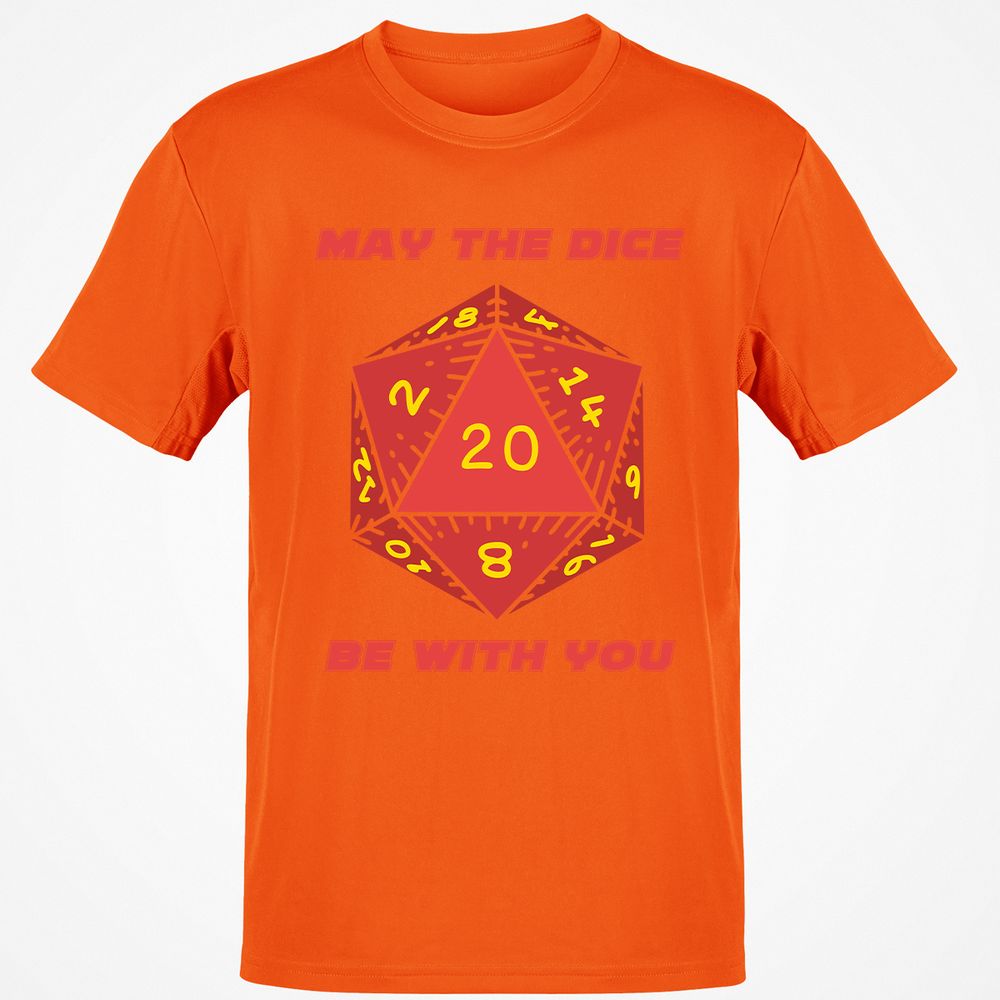 May the Dice Be With You - Orange - 8