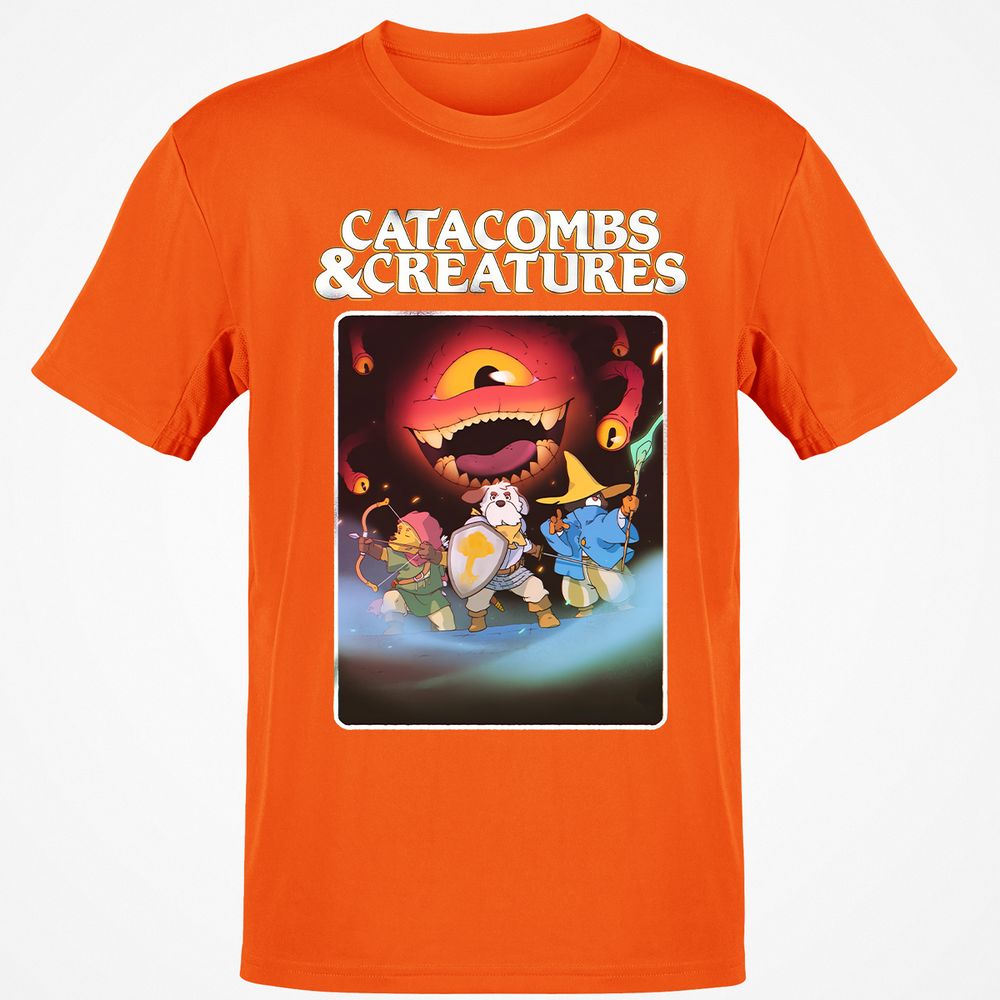 Catacombs & Creatures Classic Unisex T-Shirt - Orange - 8