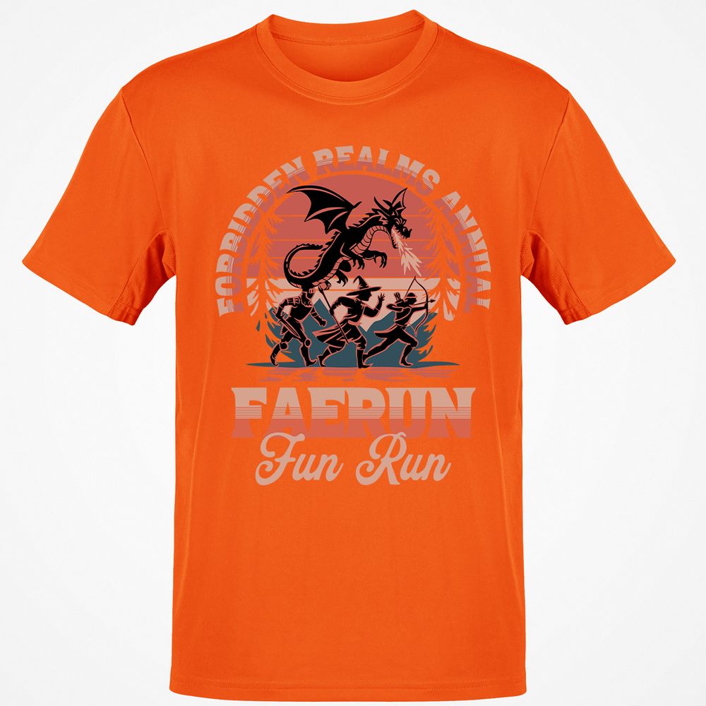 Faerun Fun Run Classic Unisex T-Shirt - Orange - 8