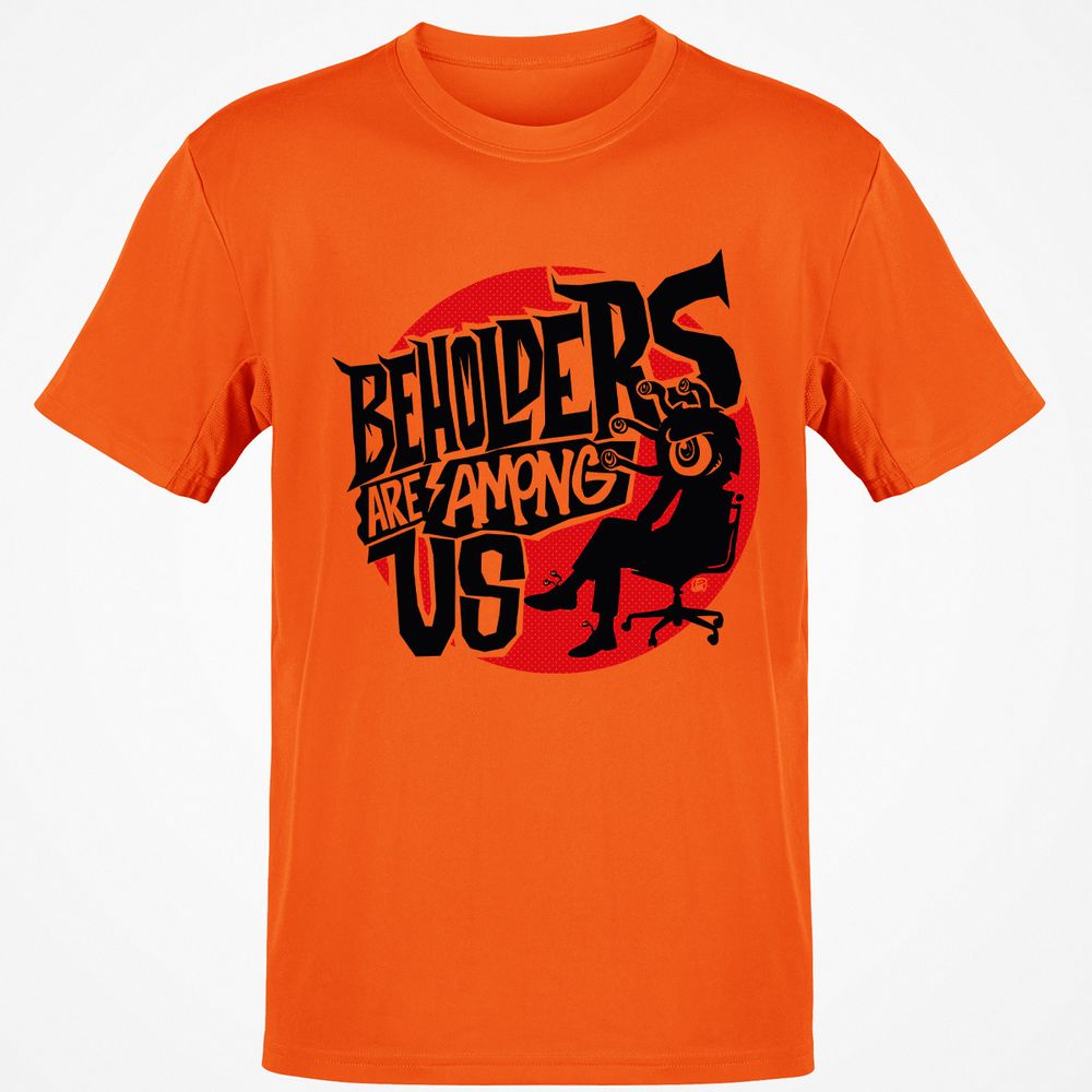 Beholders Are Among Us Classic Unisex T-Shirt - Orange - 8