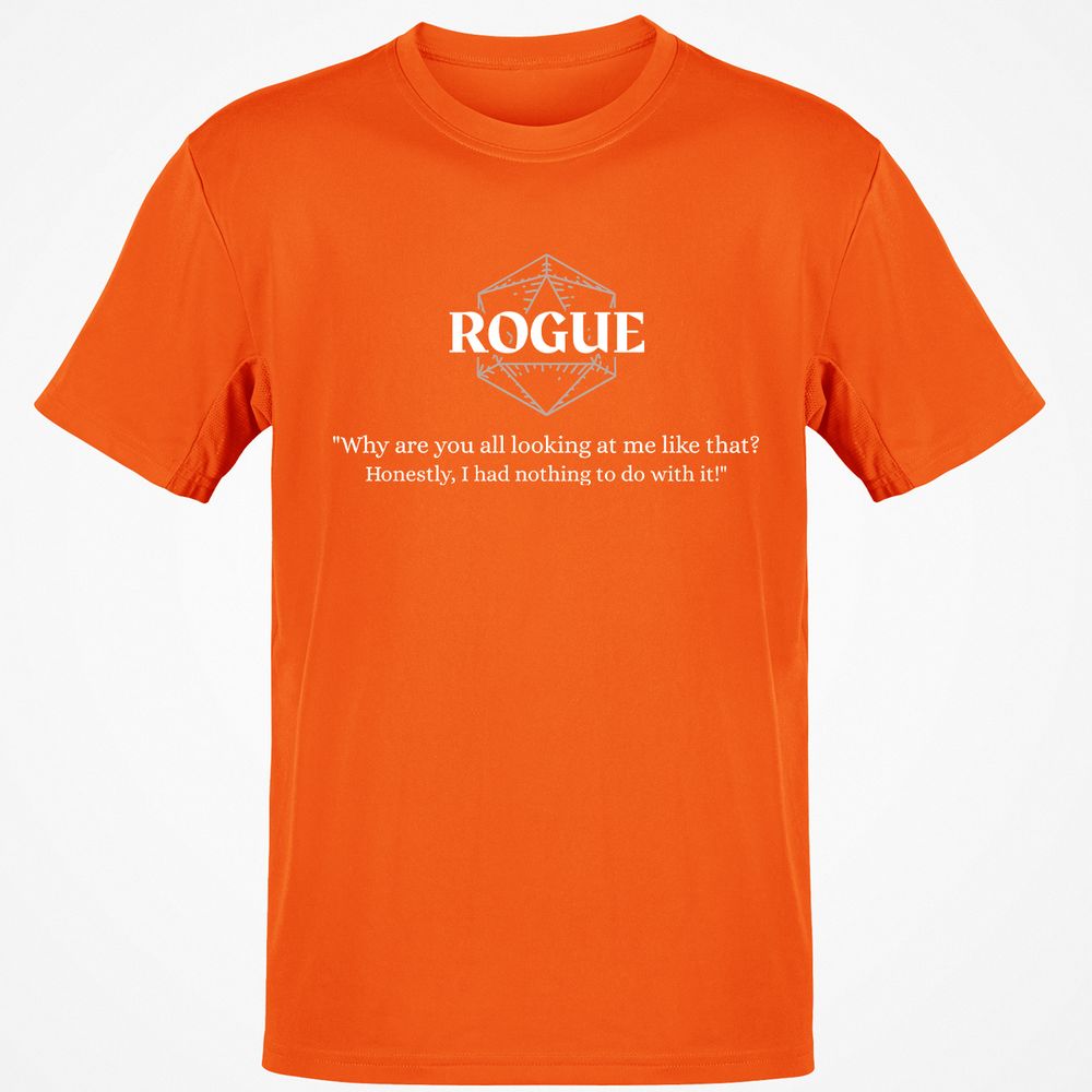 Rogue – Why Are You All Looking At Me Like That Classic Unisex T-Shirt - Orange - 8