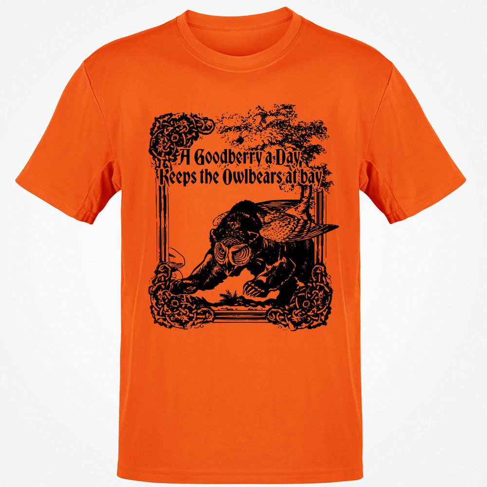A Goodberry A Day Keeps The Owlbears At Bay Classic Unisex T-Shirt - Orange - 8