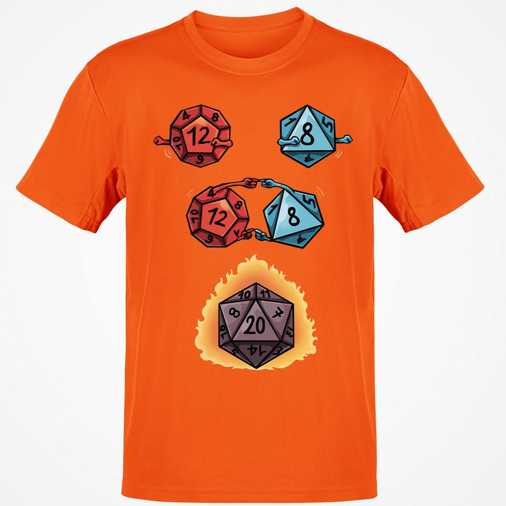 Dice Fusion RPG Classic Unisex T-Shirt - Orange - 8