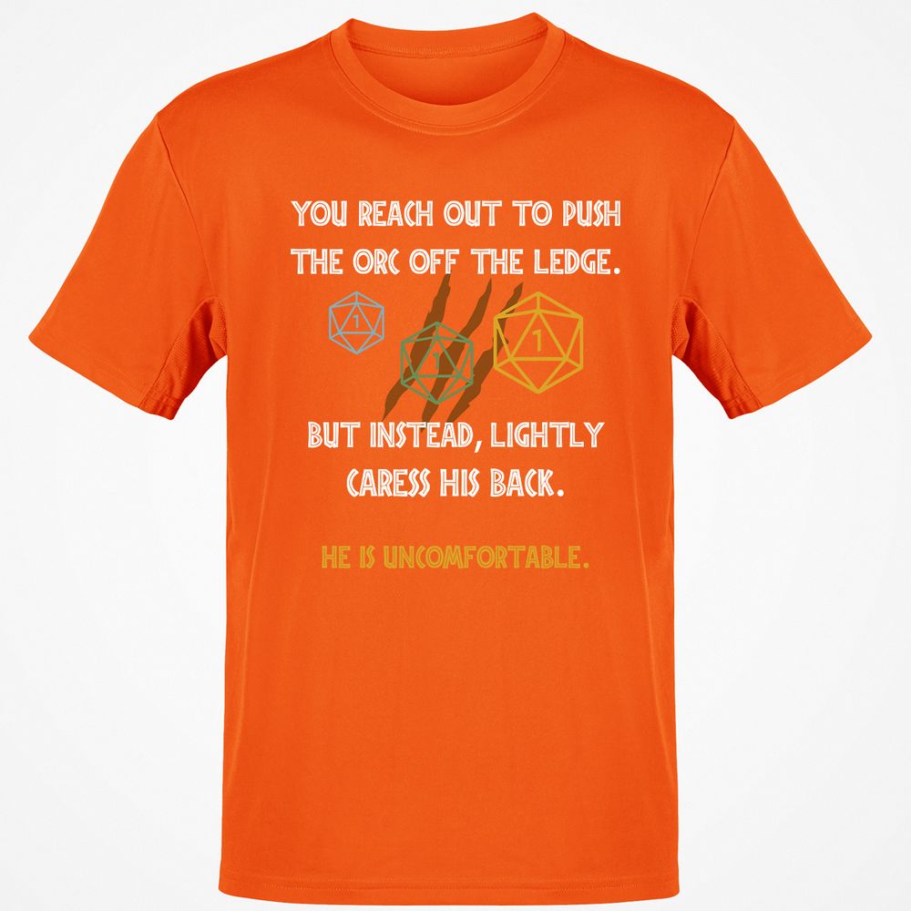 YOU REACH OUT TO PUSH Classic Unisex T-Shirt - Orange - 8