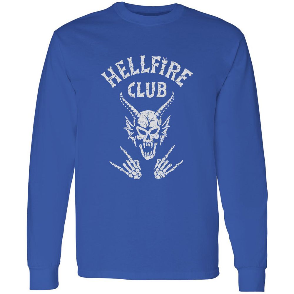 Hellfire Club Long Sleeve T-Shirt - Royal - 8