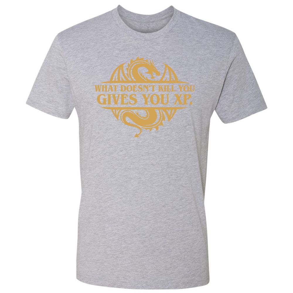 What Doesn't Kill You Gives You XP Premium Unisex T-Shirt - Heather Grey - 9