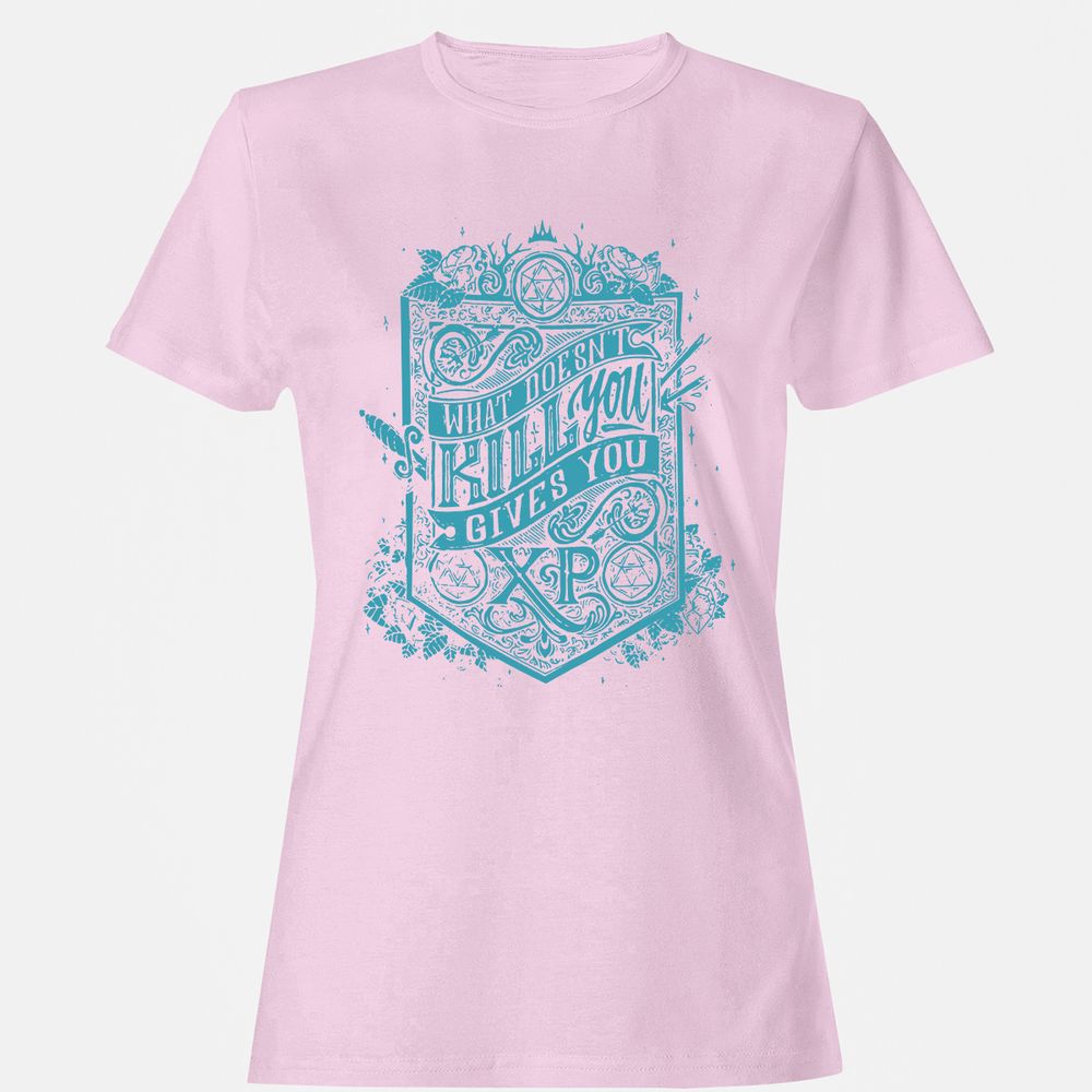 What Doesn't Kill You Gives You XP Women's T-Shirt - Light Pink - 9
