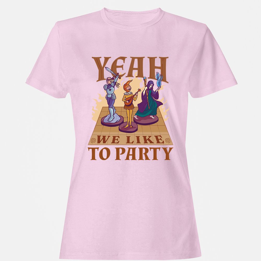 Yeah We Like to Party - Light Pink - 9
