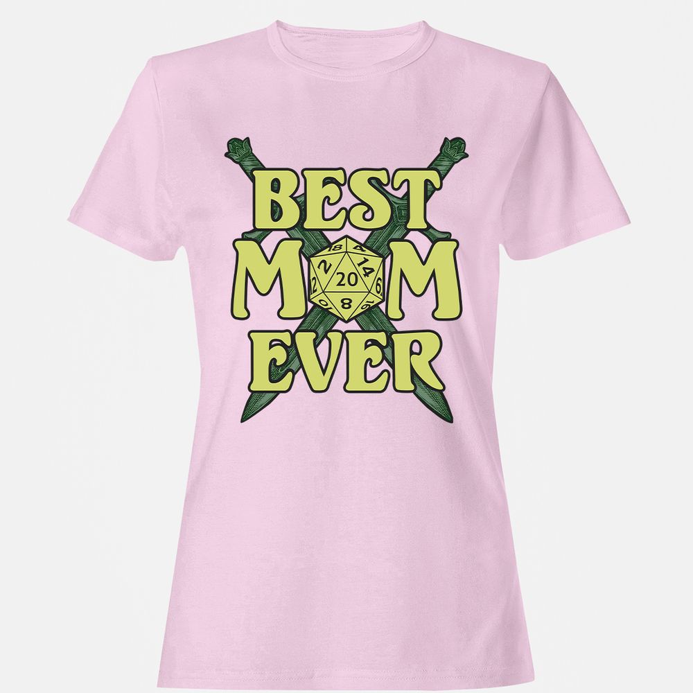 Best Mom Ever Women's T-Shirt - Light Pink - 9