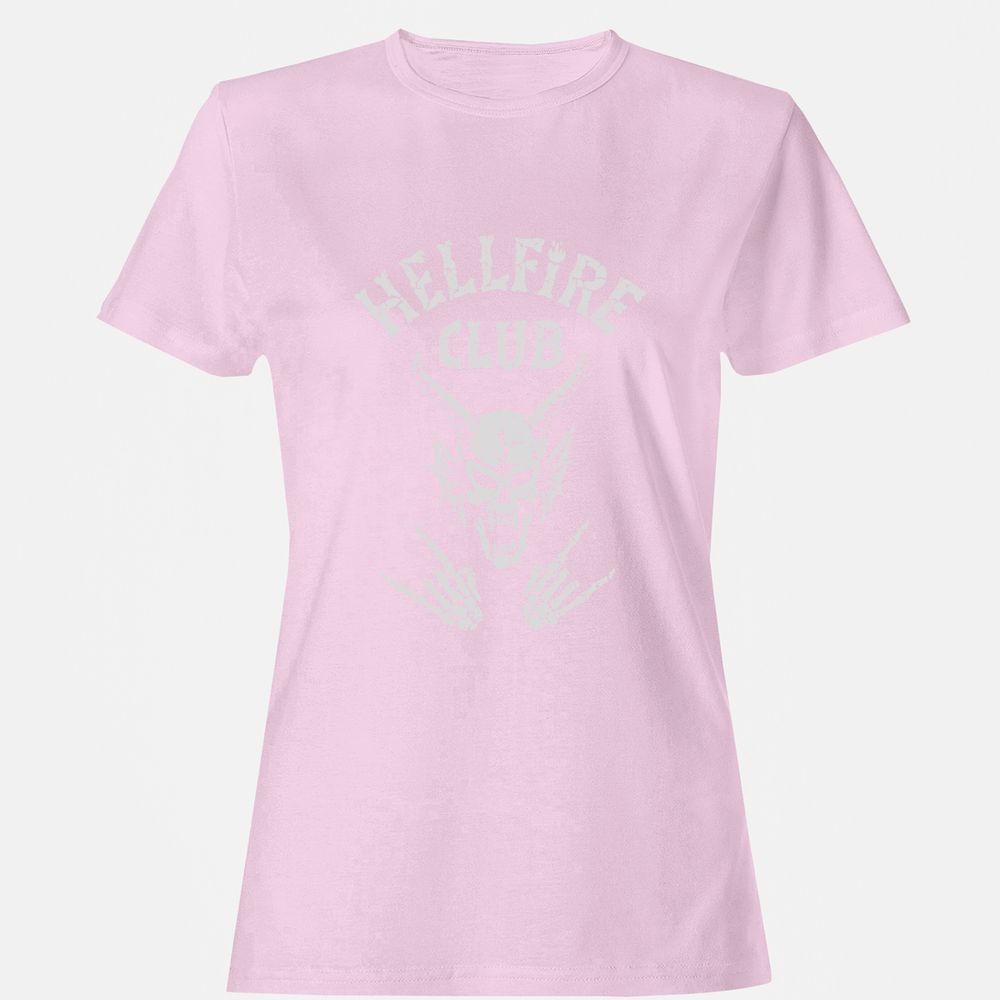 Hellfire Club Women's T-Shirt - Light Pink - 9