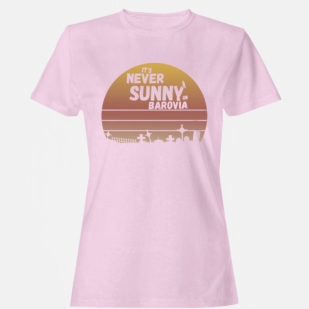 Vintage It's Never Sunny In Barovia Women's T-Shirt - Light Pink - 9