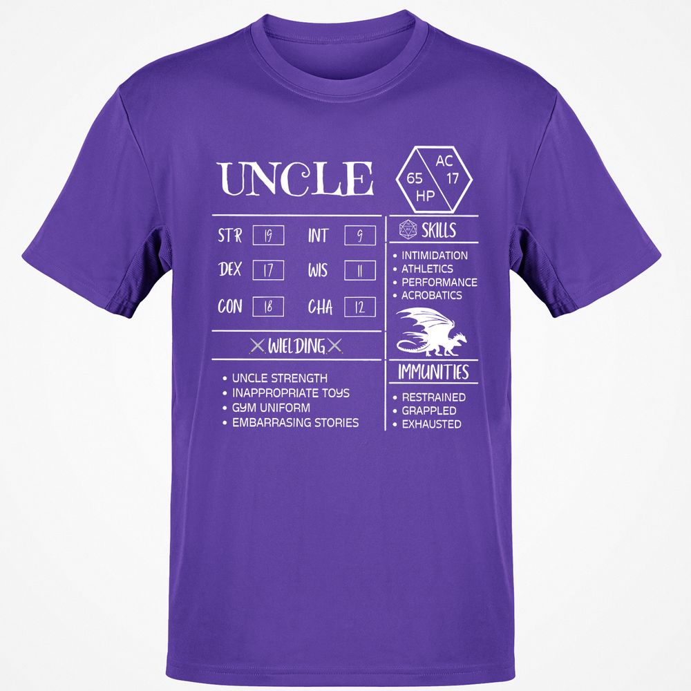 Uncle Stats 2 Classic Unisex T-Shirt - Purple - 9