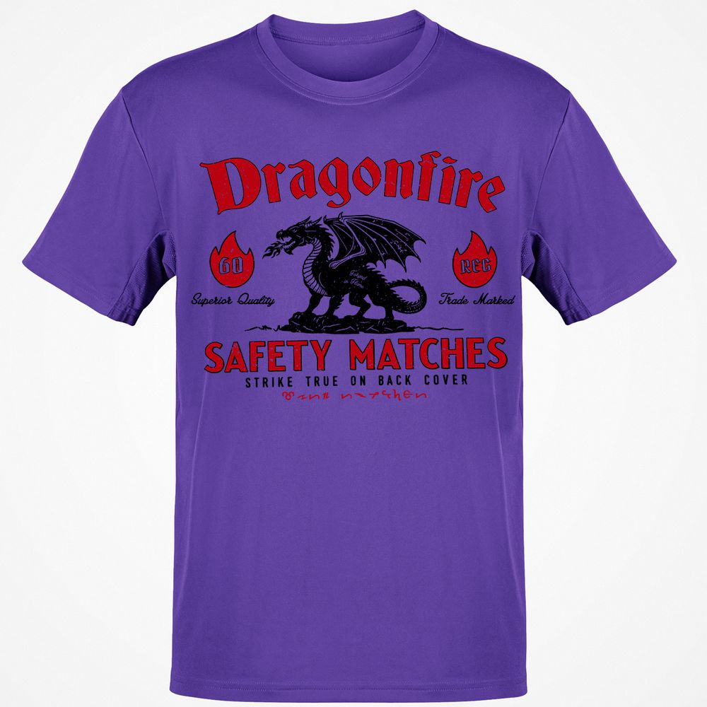 Dragonfire Classic Unisex T-Shirt - Purple - 9