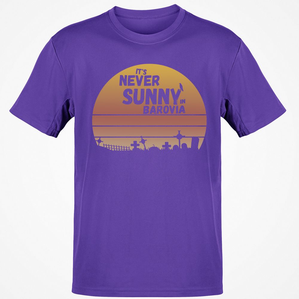 Vintage It's Never Sunny In Barovia Classic Unisex T-Shirt - Purple - 9