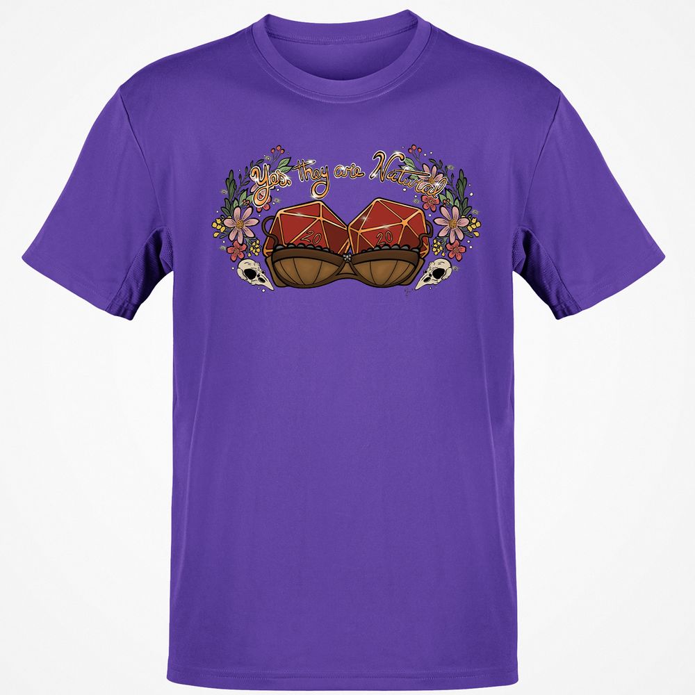 Yes They're Natural T-Shirt - Purple - 9