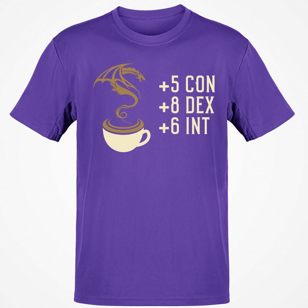 Coffee Dragon T-Shirt - Purple - 9
