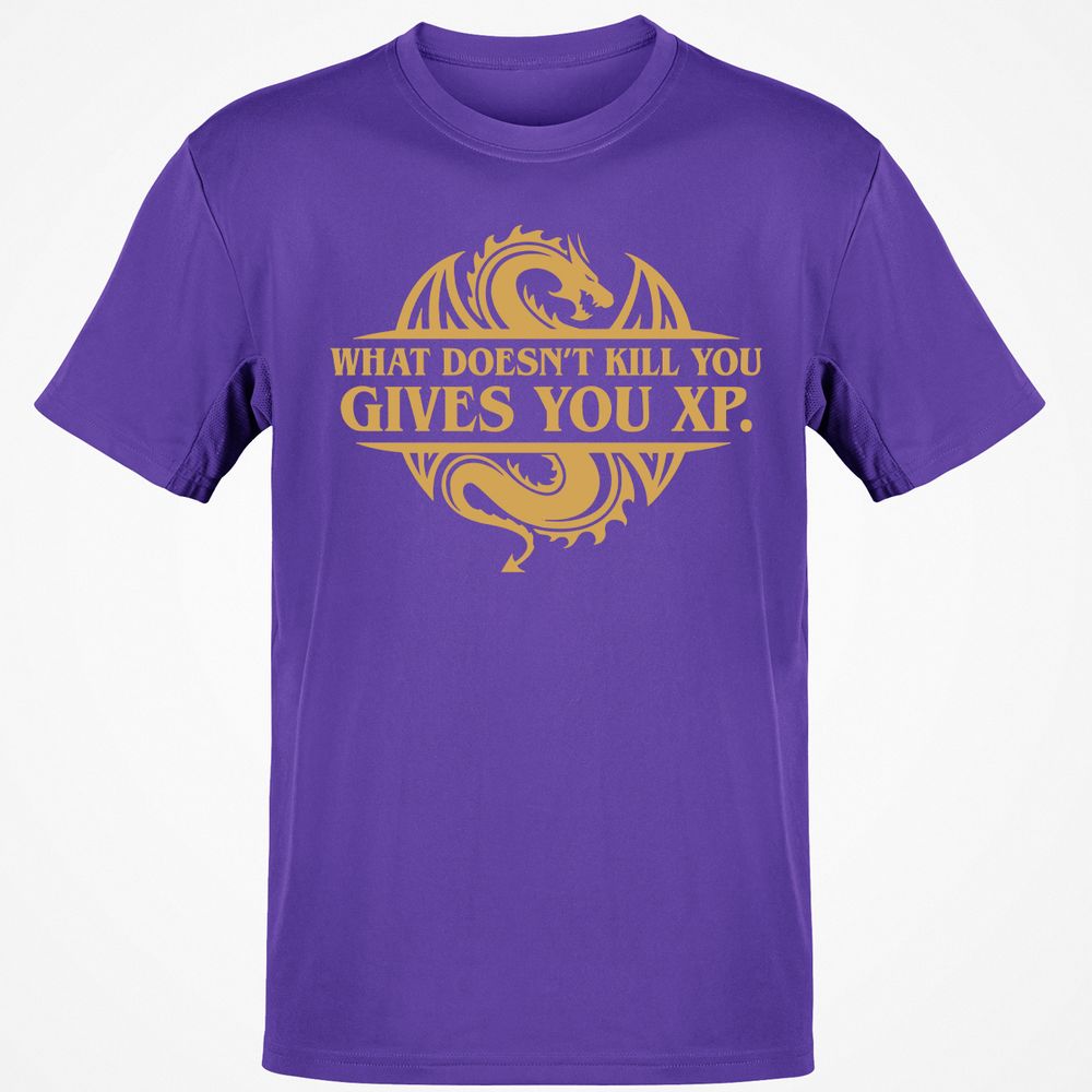 What Doesn't Kill You Gives You XP T-Shirt - Purple - 9