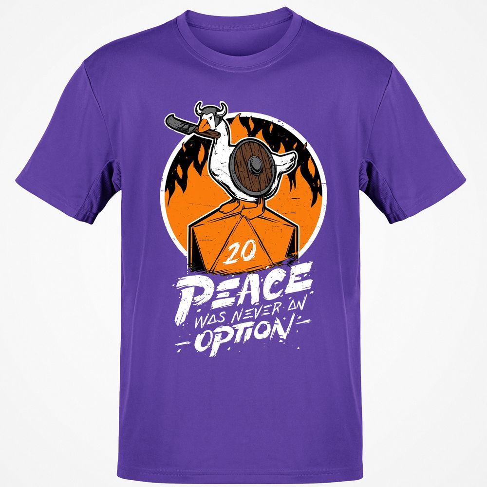 Peace Was Never An Option Classic Unisex T-Shirt - Purple - 9