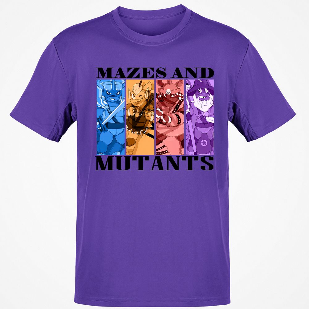 Mazes & Mutants Classic Unisex T-Shirt - Purple - 9