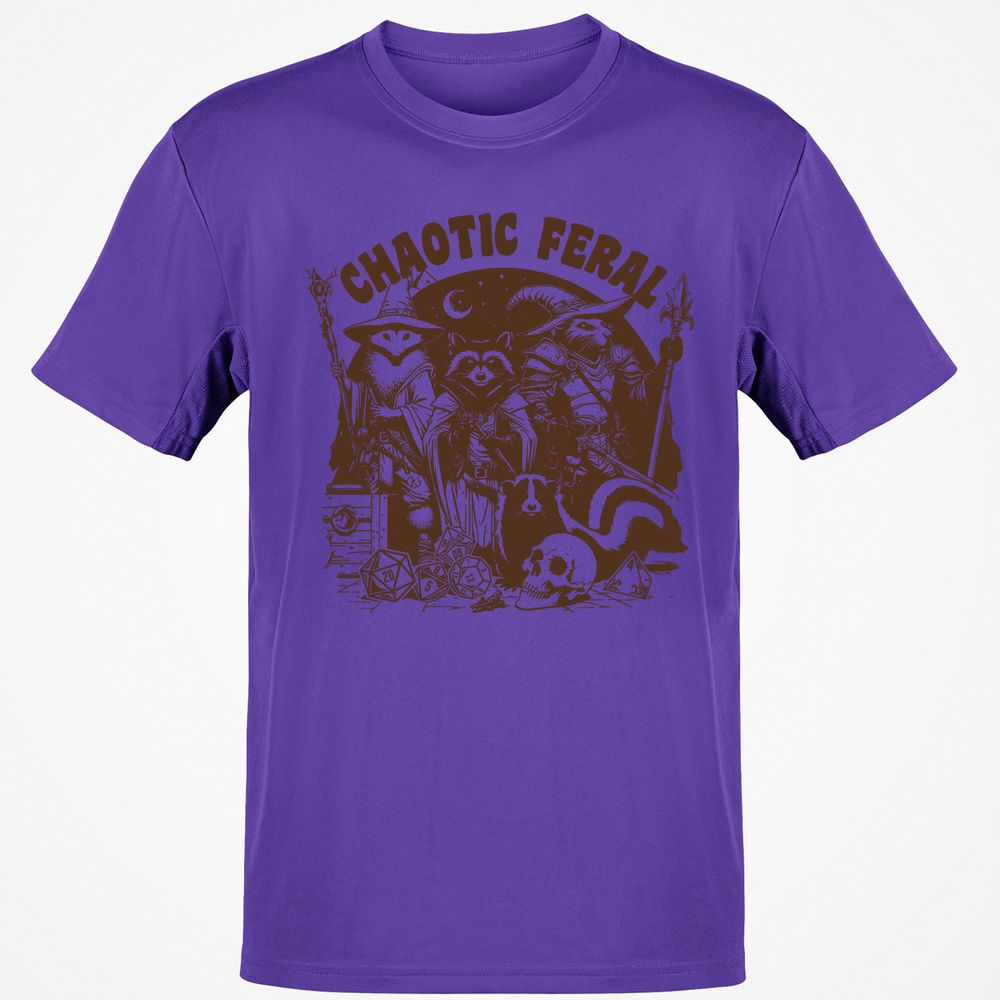 DND Inspired Raccoon Opossum Chaotic Feral - Purple - 9