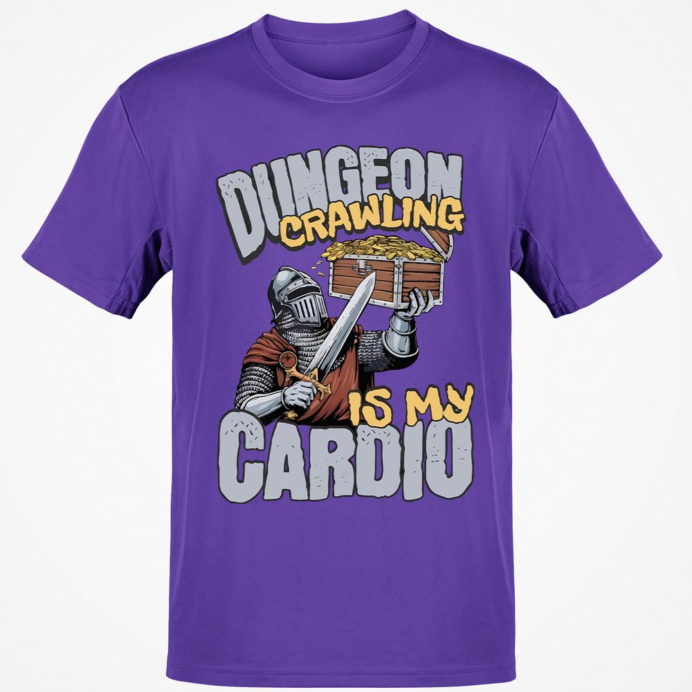 Dungeon Crawling Is My Cardio Classic Unisex T-Shirt - Purple - 9