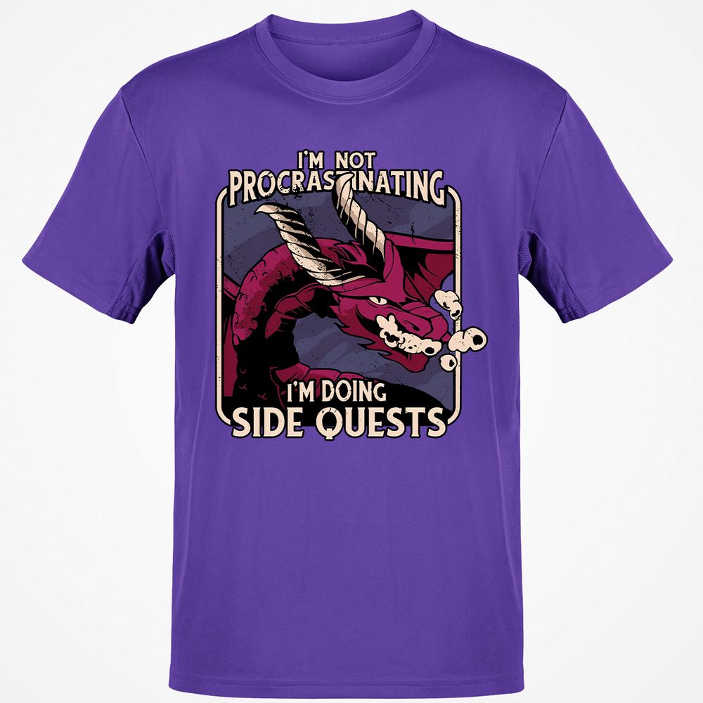 Doing Side Quests Classic Unisex T-Shirt - Purple - 9