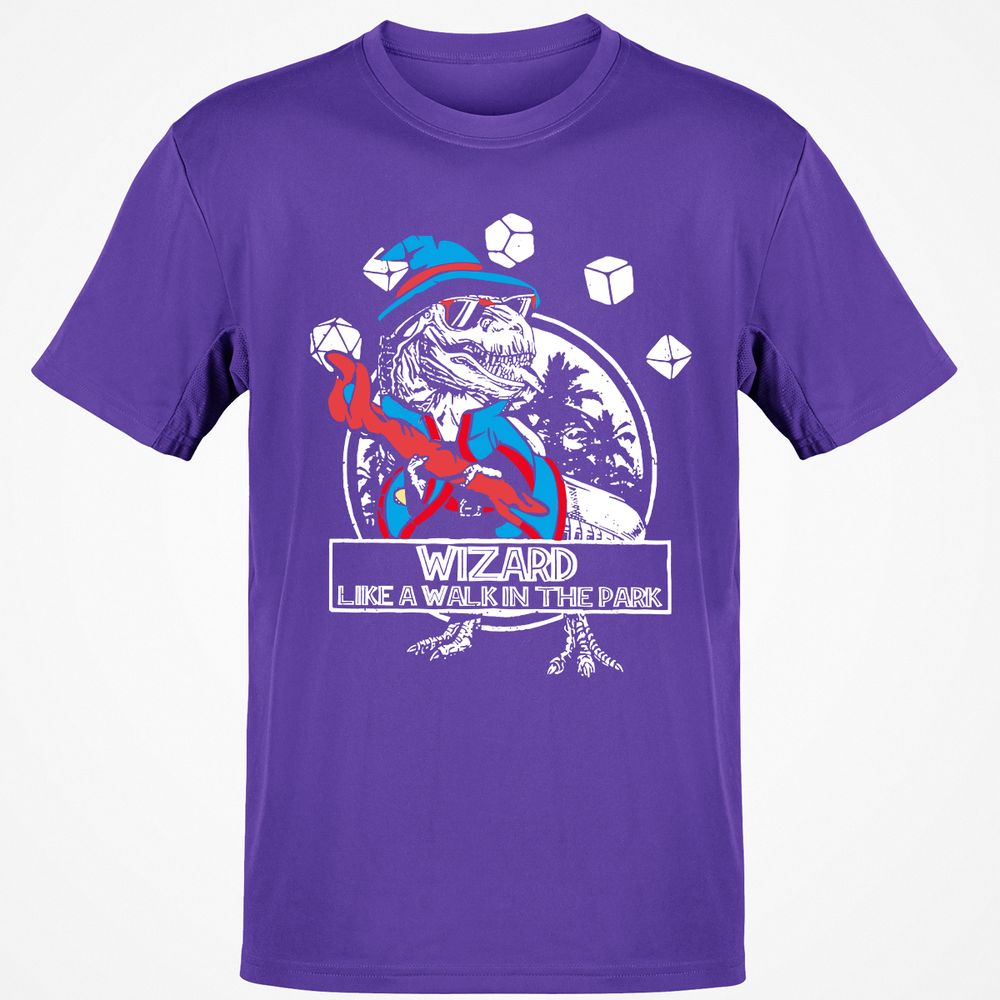 Wizard Like The Walk In The Park Classic Unisex T-Shirt - Purple - 9
